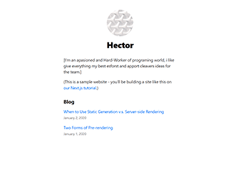 NextBlog — project screenshot