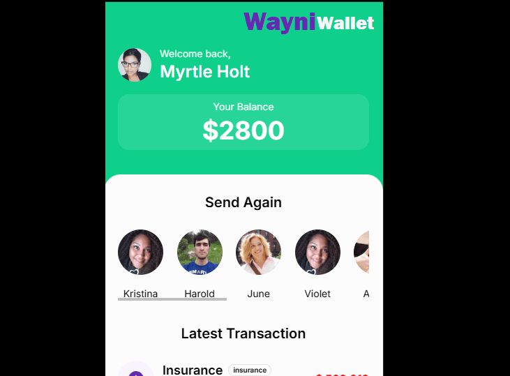 WayniWallet — project screenshot
